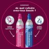 Recharge de gaz supplémentaire - SODASTREAM - Quick Conncect à clipser - Jusqu'à 60L d'eau gazéifier
