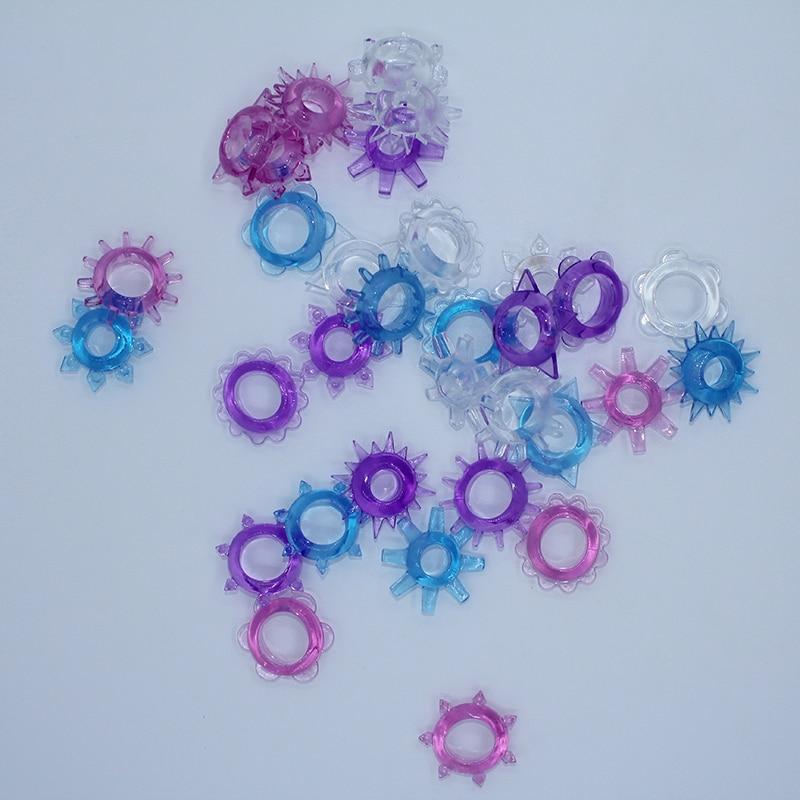 5pcs/set Silicone Cock Ring Delay Premature Ejaculation Condom Set Dick Lock Ring New Sex Tools Shop For Men Party Small Gift