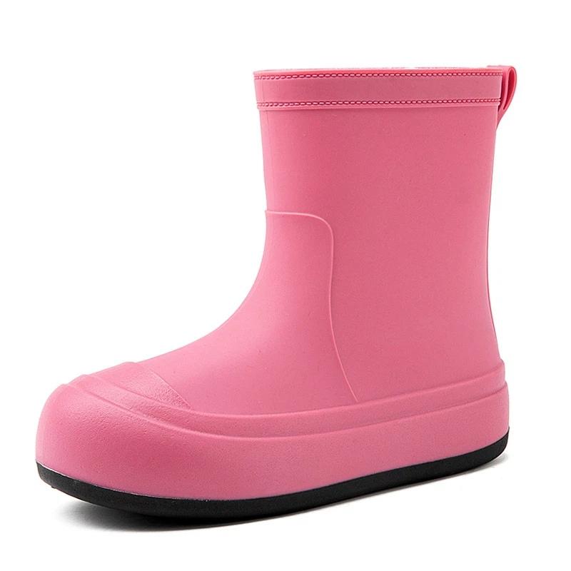 Women's Fashionable Anti Slip Midsole Rain Shoes Rain Boots Waterproof Shoes Rubber Shoes