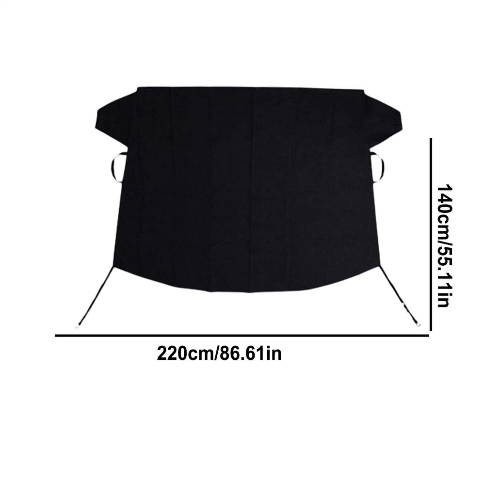 Winter Windshield Snow Cover 600D Oxford Car Front Windshield Ice Cover Heavy Duty Auto Antifreeze And Anti-icing Glass Cover