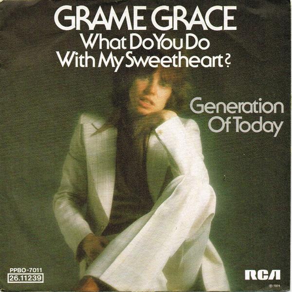 

7-дюймовая пластинка GRAME GRACE What Do You Do With My Sweetheart PPBO7011 RCA Victor 1974 Германия Рок Б/у