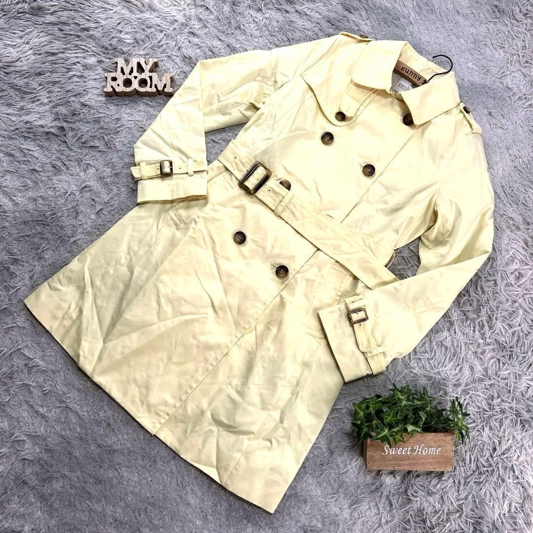 Good item earth music&ecology trench coat M yellow