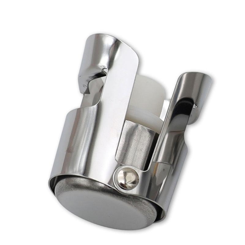 2/4/6/8Pcs Steel Champagnes Stopper With Silicones Vacuum Seal For Airtight Preservations Of Sparkling And Red Wines