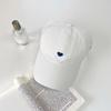 High Ponytail Children's Baseball Cap Love Heart Embroidery Baby Peaked Cap Kids Sun Hat  Playing