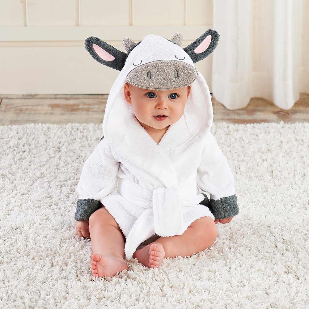 Accappatoio per Bambini con Cappuccio Modello Animale Asciugamano Cartoon per Bagnetto Bambino Accappatoio per Bambini con Personaggio