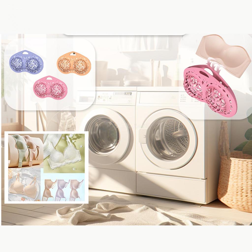 Bra Washing Bag Silicone Bra Laundry Bag Women Portable Cleaning Silicone Lingerie Bag for Panties Ties Clothes Underwear Towel