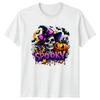Spooky Halloween Skeleton Pumpkin Bats Unisexs TShirt Unisexs Graphic Tee