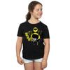 DC Comics Mädchen-Chibi-Batman-schwingendes Baumwoll-T-Shirt
