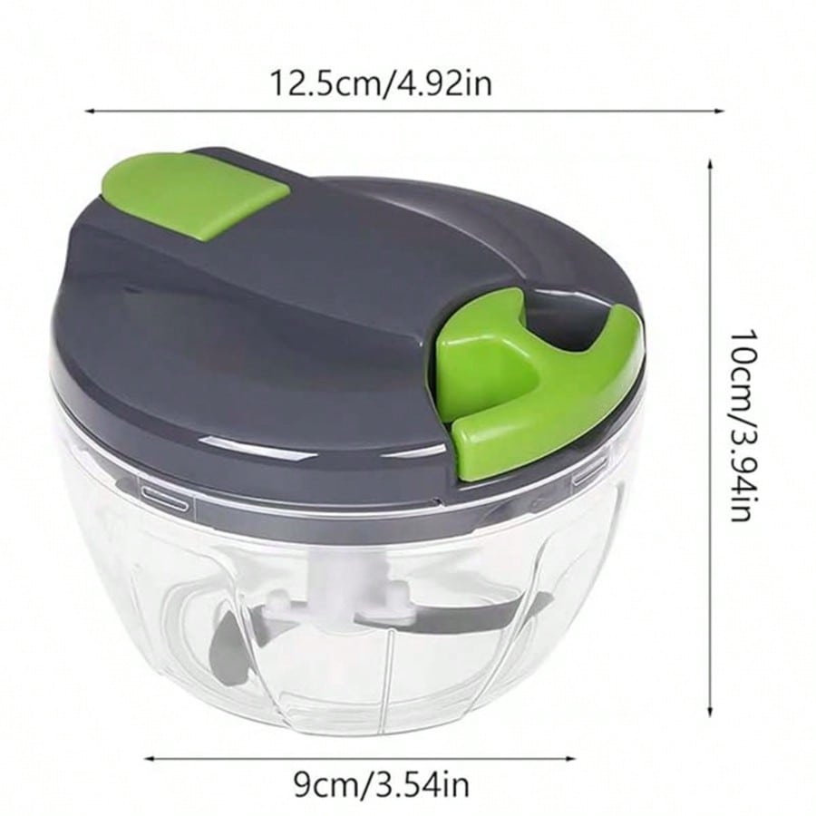 Manual Food Processor Vegetable Chopper,Manual Food Chopper,Hand Pull String Vegetable Chopper,Portable Hand Pull String Garlic Mincer Onion Cutter