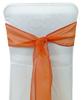 Darling Souvenir Pack Of 25 Organza Chair Sashes Bow Sash For Wedding & Events Supplies Party Decoration Chair Cover Sash - Colors
