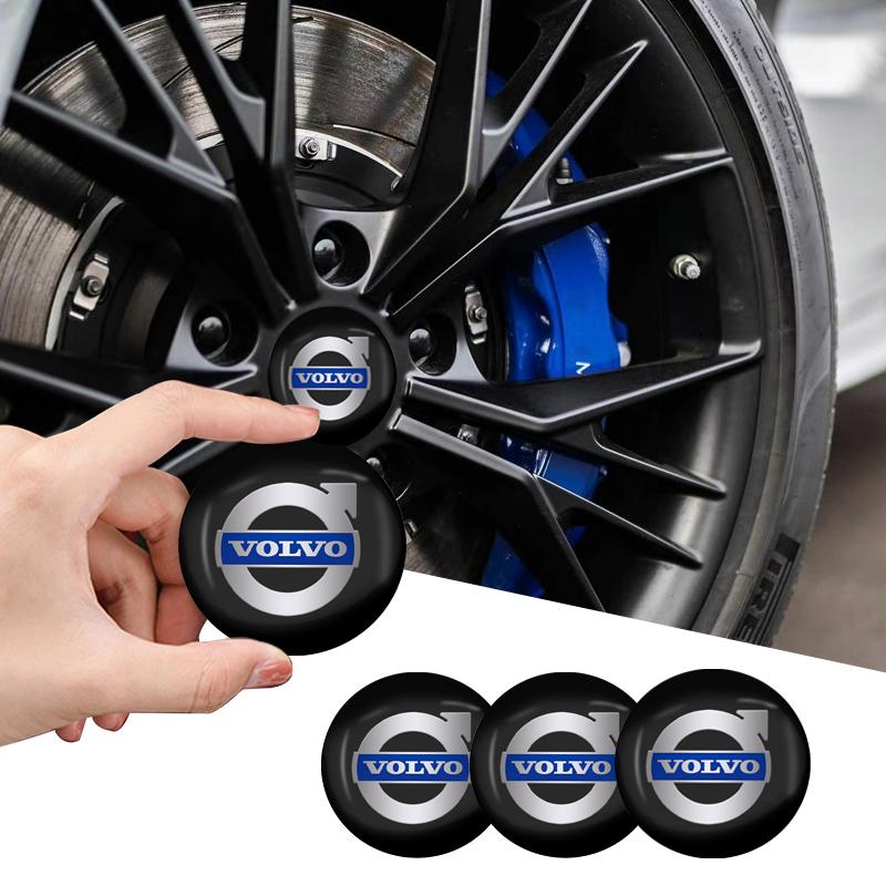 4PCS 56mm Car Styling Wheel Hub Caps Emblem Badge Stickers Decoration for Volvo V50 S60L XC60 S40 XC90 V60 S80 V90 V70 V6 T6