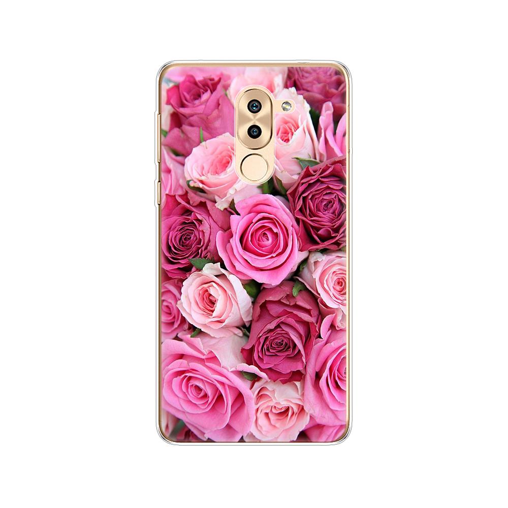 Phone Case for Huawei Honor 6X Soft Tpu Silicon Back Cover 360 Full Honor 6x Covers Protective Printing Transparent Clear Coque