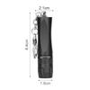 New LED Mini Flashlight Handheld Mini Waterproof Portable Flashlight with Keychain Strong Light T6 Flashlight