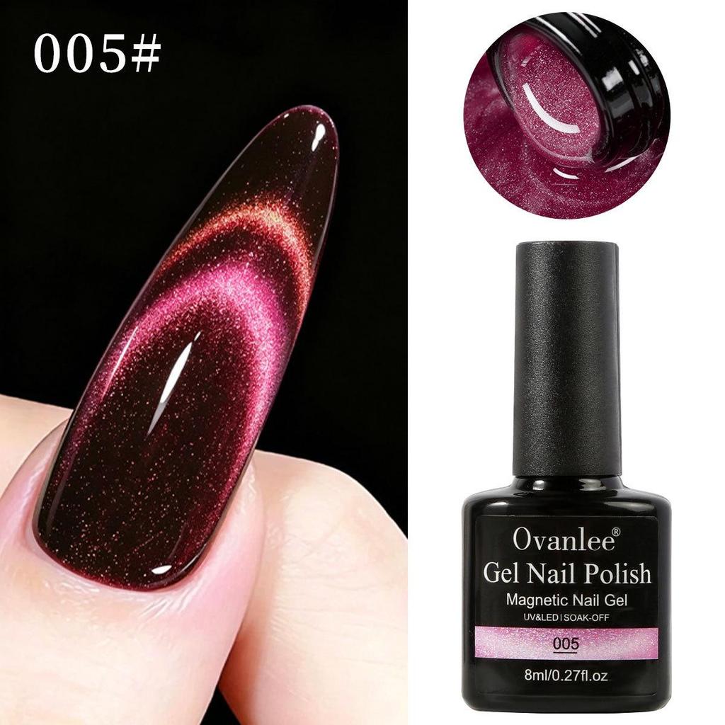 Galaxy Starry Sky Dual-Color Cat Eye Magnetic Nail Polish Gel
