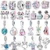 Jewelry Beads Copper Pink Perfume Bottle Letter Luminous Firefly Tarot Card Charms Beads Fit Diy Bracelets