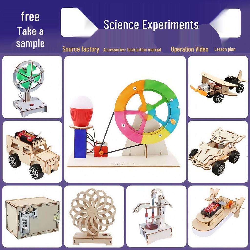 Children's Science and Education DIY Experiment Kit: Assembly Toy for Student Projects
