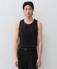 Cr Scoop Neck Sleeveless Top [Black]