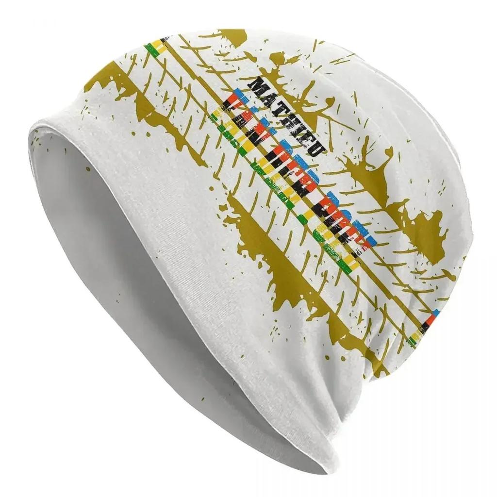 Mathieu Van Der Poel Warm Knitted Cap Fashion Bonnet Hat Autumn Winter Outdoor Beanies Hats for Unisex WoUnisex Adult