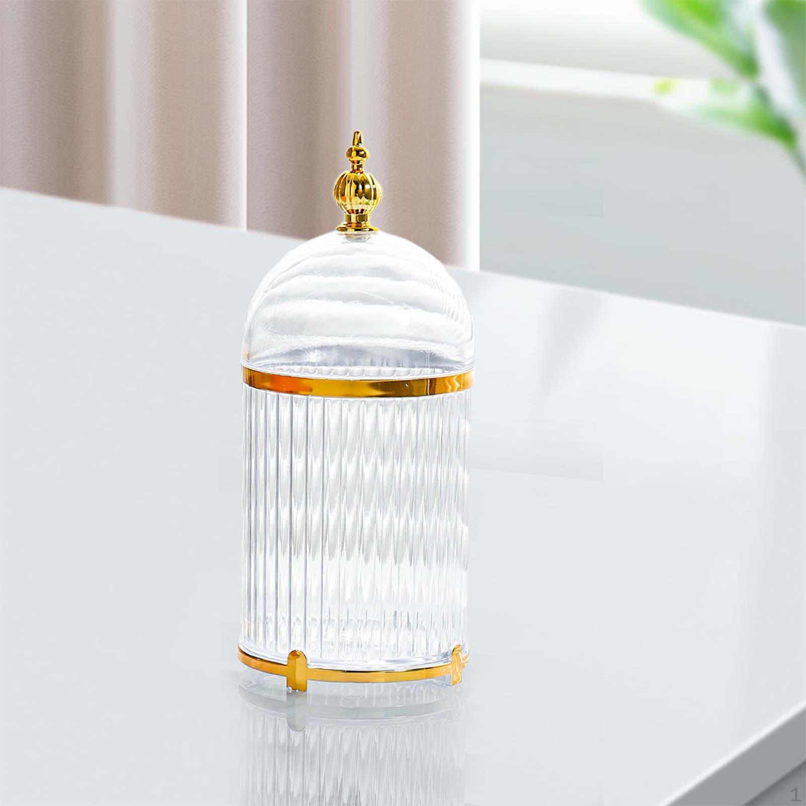 Coffee Spoon Dessert Fork Holder Clear Storage Jars with Lids ,Modern Kitchen Utensil for