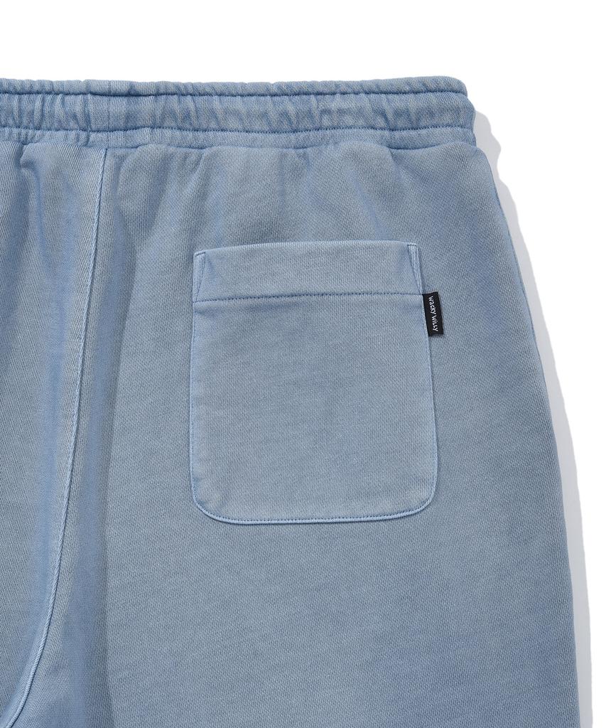 WACKY WILLY Pigment Washed Sweatpants Blue