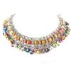 Les Trésors De Lily [N9564] - Multicolored 'New Life' Leather Craft Necklace (handmade)
