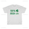 St Patricks Day TShirt 100 Irishish Shirt Irishish TShirt Funny Saint Pattys Tee Shamrock T Shirt St Paddys Day Shirt Tops