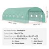 Walk-in Tunnel Greenhouse 29.2x9.7x6.5ft Galvanized Frame PE Cover Green