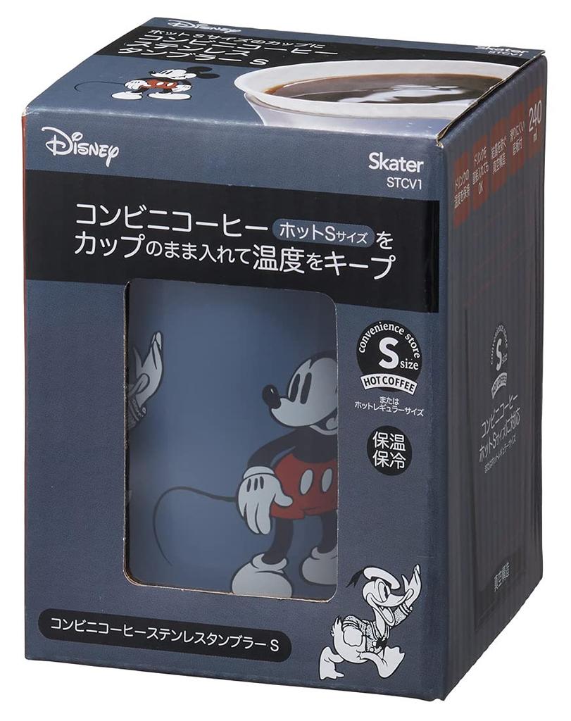 Skater Insulated Stainless Steel Disney Mickey Mouse Tumbler, 240ml, Small, Design, STCV1-A