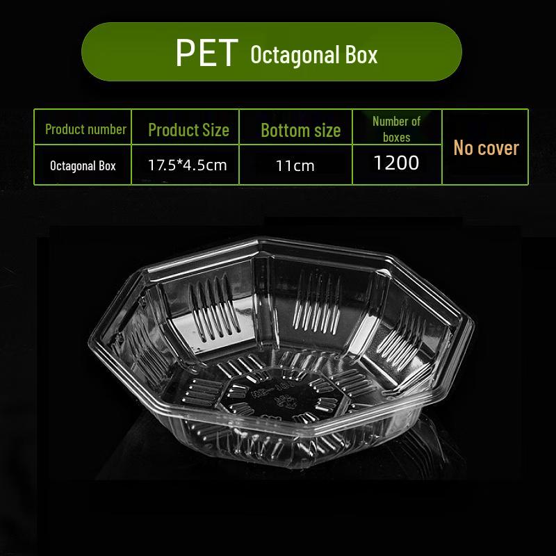 Disposable Transparent Octagonal Fruit Container