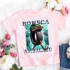 Summer Tops Italian Brainrot T-Shirt Cartoon Anime Print Clothes Round Neck Basic Tops Fashin Casual Loose T Shirts Gift Unisex