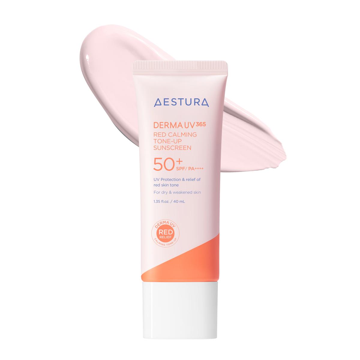 

[AESTURA] Derma UV 365 Red Calming Tone Солнцезащитный крем SPF 50+ PA++++ 40мл
