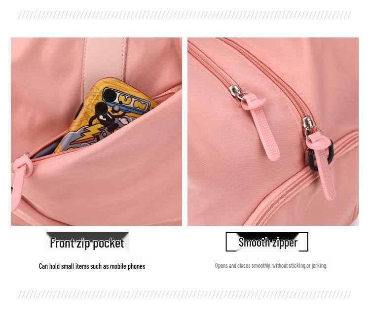 Unisex Travel Gym Bag with Wet & Dry Compartments