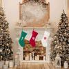 Handmade Knitted Socks Hanging Christmas Tree Pendant Candy Socks  Venue Layout Props
