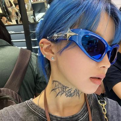 Y2k Móda Punk Sportovní sluneční brýle pro muže ženy Luxusní značka Designérské sluneční brýle Pánské Vintage Odstíny UV400 Lyžařské brýle Oční optika
