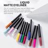 12 Color Matte Liquid   Set Eye Makeup Liquid Colorful Eye Liner Waterproof Smudge-proof  -lasting
