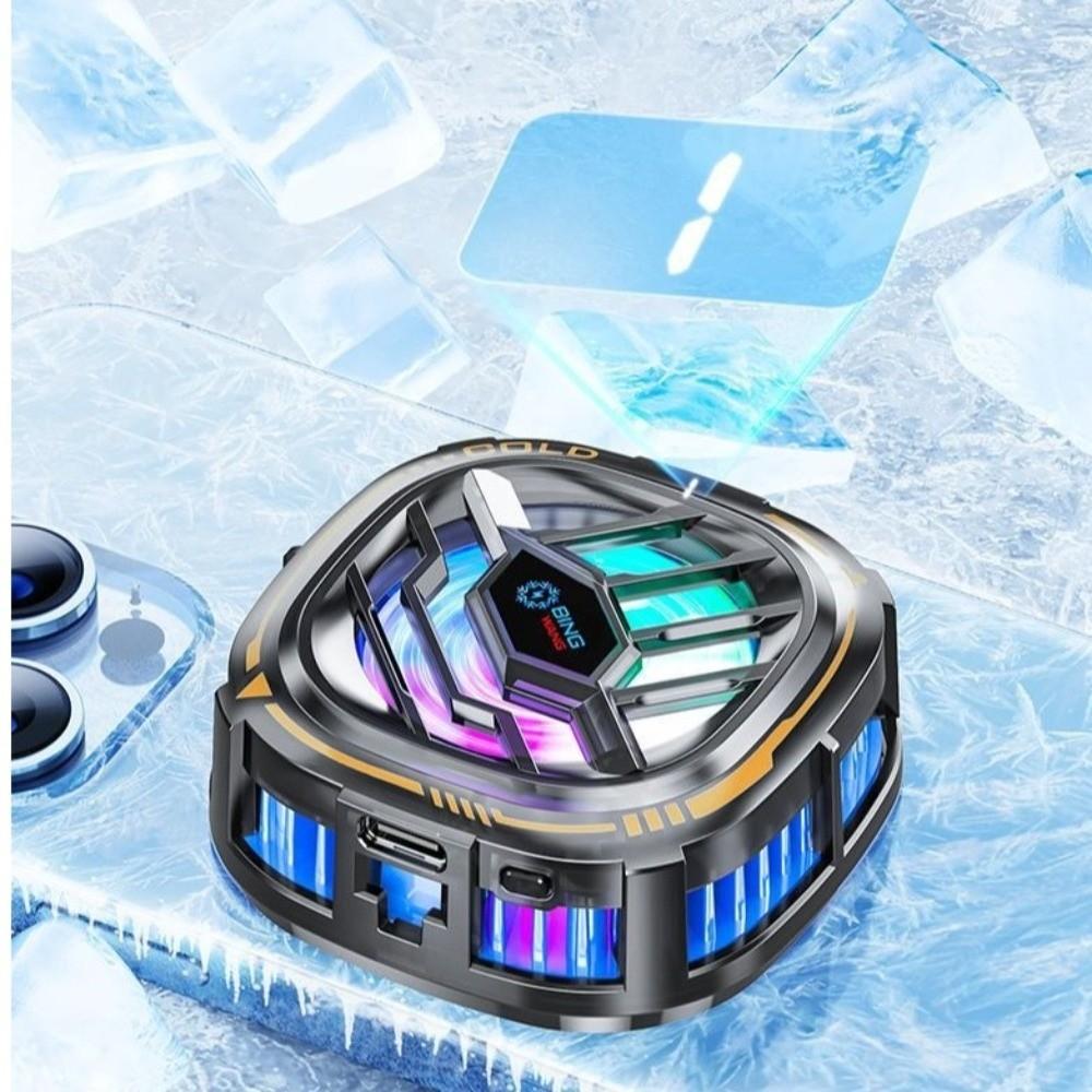 Back Clip Design Magnetic Phone Cooler Safy Ice Cooling Technology Semiconductor Radiator Universal Compatibility Stability