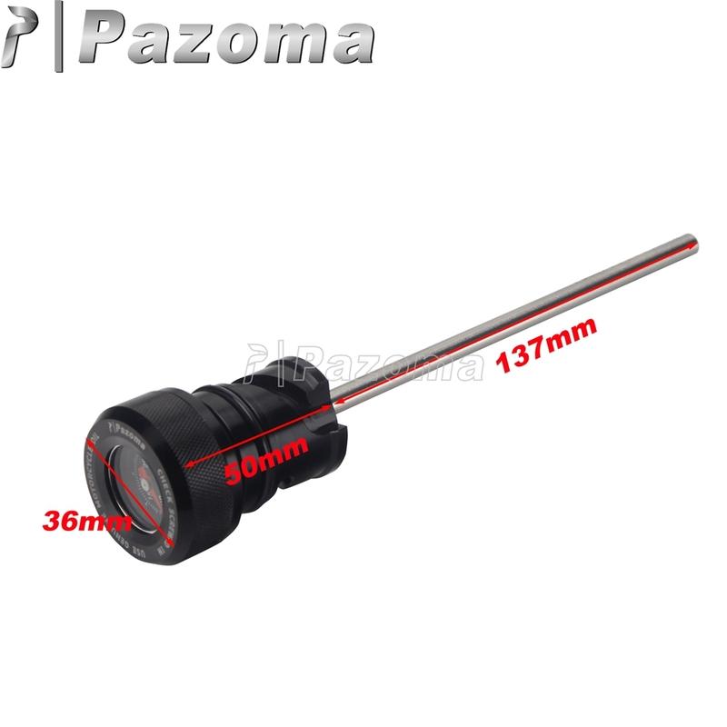 Motorcycle Oil Plug Temp Gauge For Harley Softail Oil Dipstick Temperature Fits 18-2021 FXBB FXST FXLR FLSL FLHC FLFB FXFB FXBR