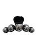 Efor Hair Clip Silver Ball Black