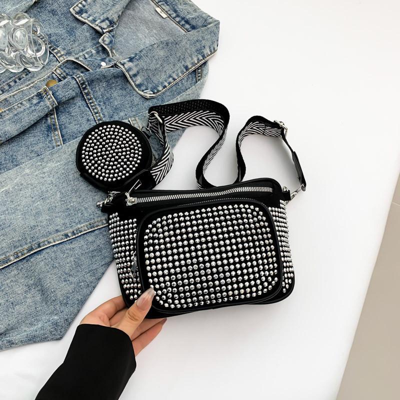 Trendy And Fashionable Summer 2024 Small Square Bag Korean Style Shoulder Bag With Large Capacity Crossbody