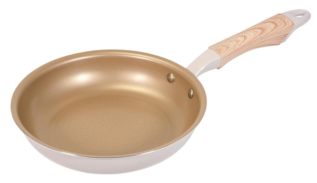 Pearl Metal Frying Pan 20cm IH Compatible Long Life Spin Coat HC-474