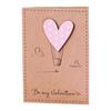 Valentine\'s Day Heart Balloon Card Delicate Appearance And Excellent Texture for Lover Girlfriend Boyfriend
