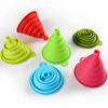 High Quality Food Grade Silicone Gel Folding Funnel Folding Telescopic Long Neck Funnel Liquid Filling Kitchen Tools