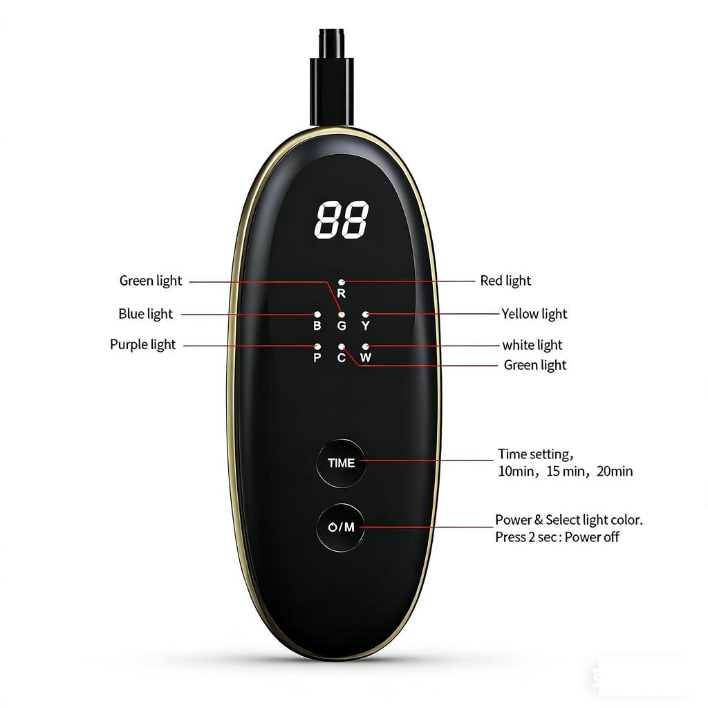 Home Use Skin Care Products Face Infrared Photon Therapy Led Electrical Facial Mask