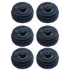 Confezione da 6 Diaframmi Pompa Aria per Acquario Ricambio Gomma Silicone Coppetta Parte per Accessori Pompa Ossigeno per Acquario