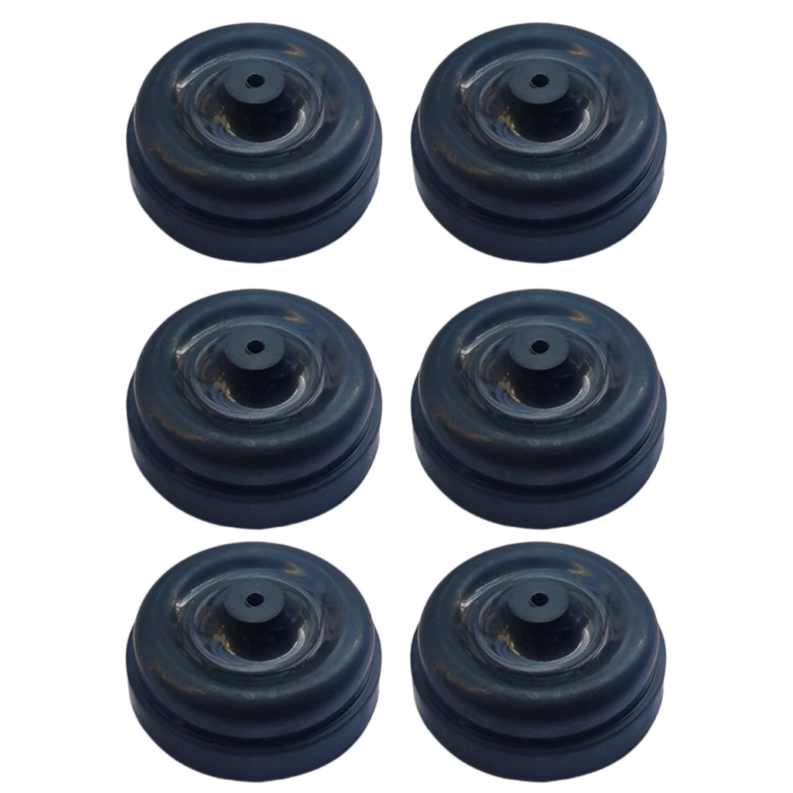 

Набір з 6 діафрагм для акваріумного аератора, замінна гумова силіконова чашка, запчастина для кисневого насоса для акваріума, аксесуари M