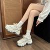 Lead dancer platform women 2025 spring new casual small height increase casual shoes sports shoes