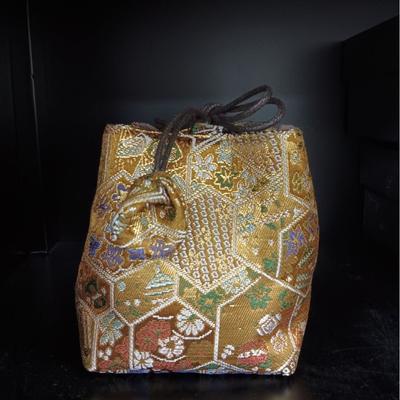 Portable Brocade Tea Set Storage Bag Thickened Embroidered Teapot Storage Bag Chinese Style Bag Tea Set Supplies
