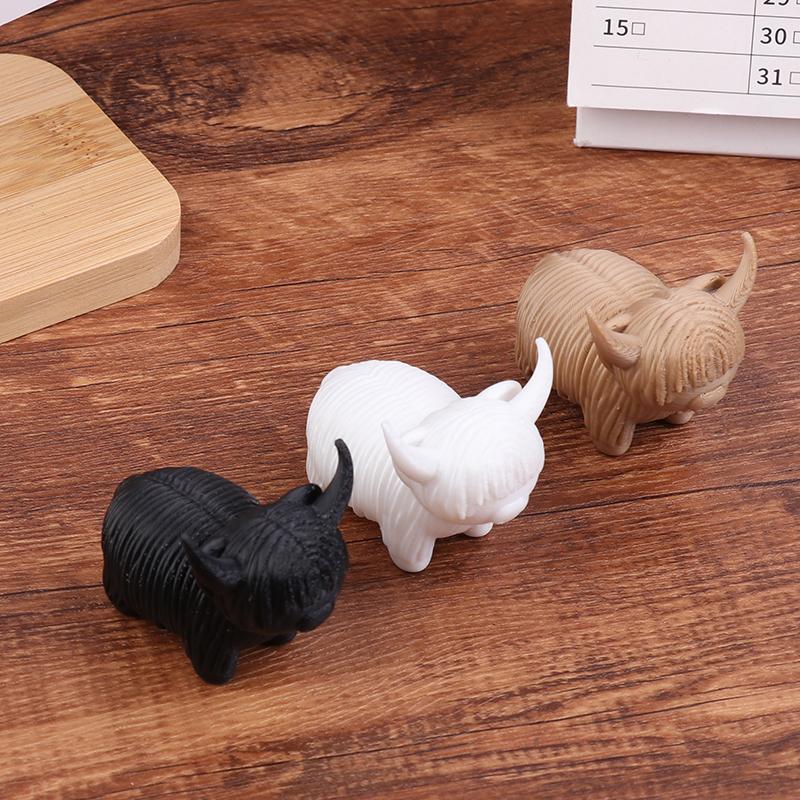 Highland Cow Ring Earring Holder Jewelry Stand Home Office Desktop Ornament Decoration Gifts