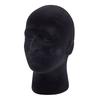 Easy Use 6X Male Styrofoam Foam Mannequin Manikin Head Model Wigs Glasses Cap Display Stand Black