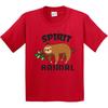 Inktastic My Spirit Animal Is A Sloth With Sloth Illustration Youth T-Shirt Cute